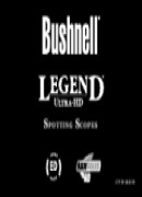 Bushnell Legend Ultra HD 15 45x60mm Owner's Manual